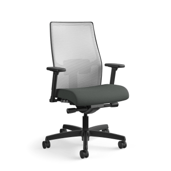 HON Ignition 20 MidBack Task Chair | 4way stretch Back | Iron Ore Fabric