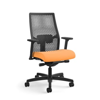 HON Ignition ReActiv MidBack Task | Advanced SynchroTilt | Adjustable Arms | Apricot Fabric | Adjustable Lumbar