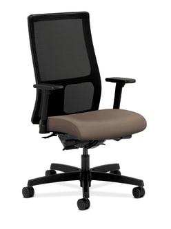 HON Ignition MidBack Mesh Task Chair | SynchroTilt Back Angle | Adjustable Arms | Antelope Vinyl