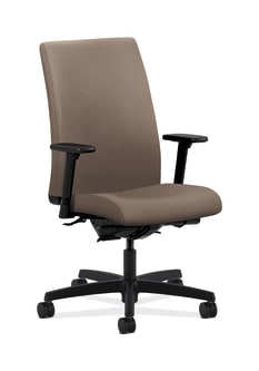 HON Ignition MidBack Task Chair | SynchroTilt Back Angle | Adjustable Arms | Antelope Vinyl