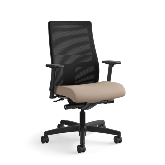 HON Ignition MidBack Mesh Task Chair | SynchroTilt Back Angle | Adjustable Arms | Morel Fabric