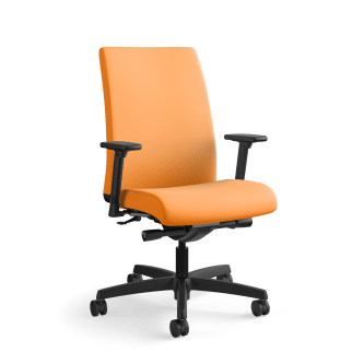 HON Ignition MidBack Task Chair | SynchroTilt | Adjustable Arms | Apricot Fabric
