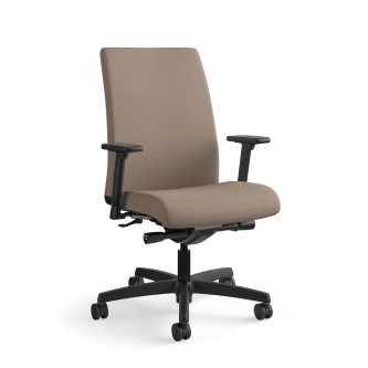 HON Ignition MidBack Task Chair | SynchroTilt | Adjustable Arms | Bark Fabric