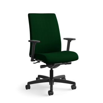 HON Ignition MidBack Task Chair | SynchroTilt | Adjustable Arms | Jade Fabric