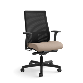 HON Ignition MidBack Mesh Task Chair | SynchroTilt | Adjustable Arms | Morel Fabric