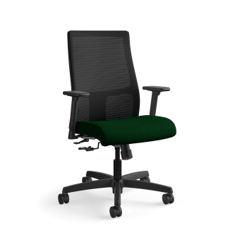 HON Ignition MidBack Mesh Task Chair | CenterTilt | Adjustable Arms | Jade Fabric
