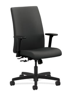 HON Ignition MidBack Task Chair | CenterTilt | Adjustable Arms | Iron Ore Fabric