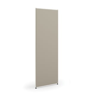 HON Verse Panel | 30W x 72H | Light Gray Finish | Gray Fabric