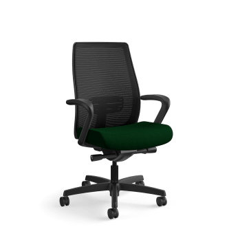 HON Endorse Mesh MidBack Task Chair | BuiltIn Lumbar | SynchroTilt Seat Glide | Jade Fabric
