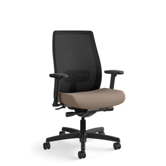 HON Endorse Mesh MidBack Task Chair | BuiltIn Lumbar | SynchroTilt Seat Glide | Bark Fabric