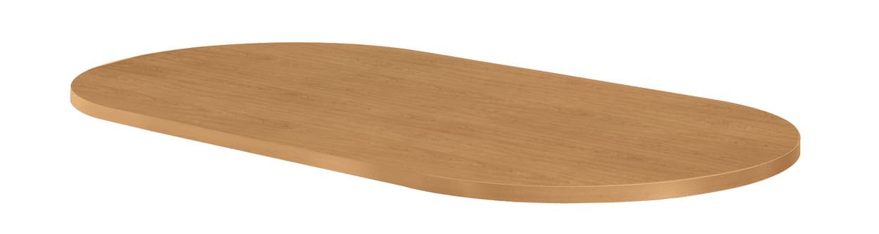 HON Preside Laminate Table Top | Oval Shape | 96W | Harvest