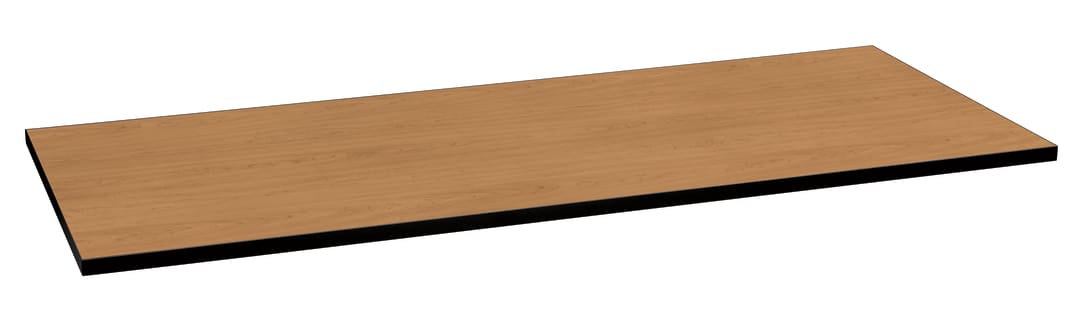 HON Huddle Table Top | Rectangle | Flat Edge | 72W x 30D | Harvest Finish