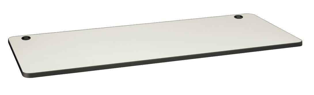 HON Huddle Table Top | Rectangle | TMold Edge | 72W x 30D | Silver Mesh Finish