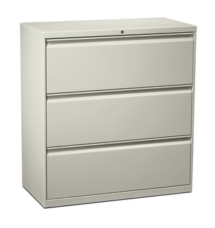 HON Flagship Lateral File | 3 Drawers | 36W | Light Gray Finish