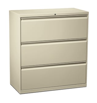 HON Flagship Lateral File | 3 Drawers | 36W | Putty Finish