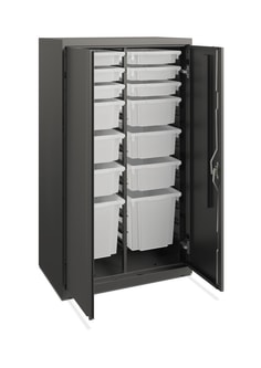 HON Flagship Modular Storage Cabinet | 52H | Charcoal Finish