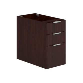 HON Voi Support Pedestal | 2 Box  1 File Drawer | 1534W x 30D | Mahogany Finish