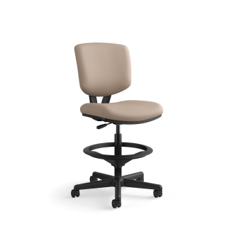 HON Volt Task Stool | Extended Height Footring | Morel Fabric