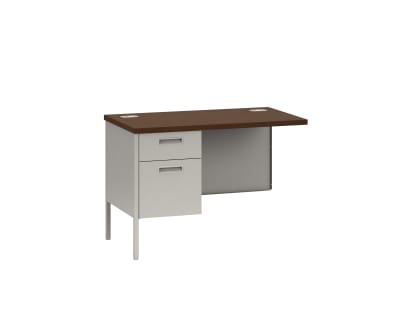 HON Metro Classic Left Return Shaker CherryLight Gray