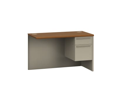 HON 38000 Series Right Return Bourbon CherryGreige