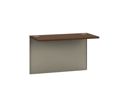 HON 38000 Series Bridge | 48W | Shaker Cherry Laminate | Greige Finish