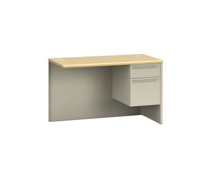 HON 38000 Series Right Return Natural MapleMuslin