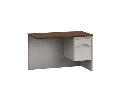 HON 38000 Series Right Return Shaker CherryLight Gray