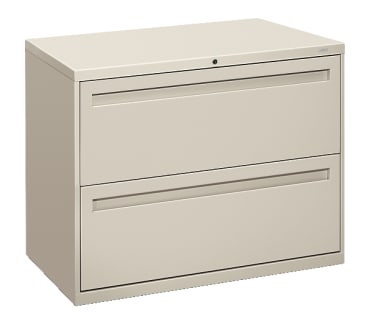 HON Brigade 700 Series Lateral File | 2 Drawers | Integral Pull | 36W | Light Gray Finish