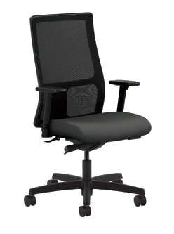 HON Ignition MidBack Mesh Task Chair | SynchroTilt | Adjustable Arms | Iron Ore Fabric
