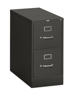 HON 310 Series Vertical File | 2 Drawers | Letter Width | 15W x 2612D | Charcoal Finish