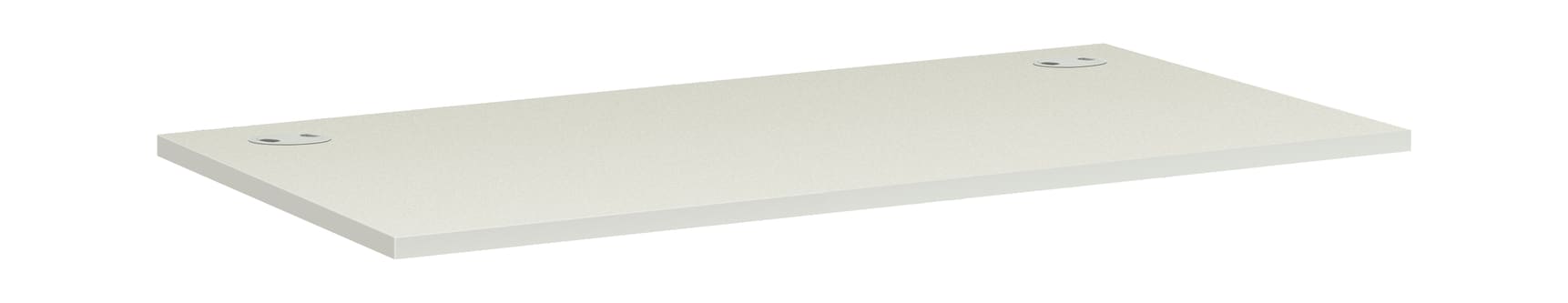 HON Systems Worksurface | Rectangle | 48W x 24D | Silver Mesh Laminate | Loft Edgeband