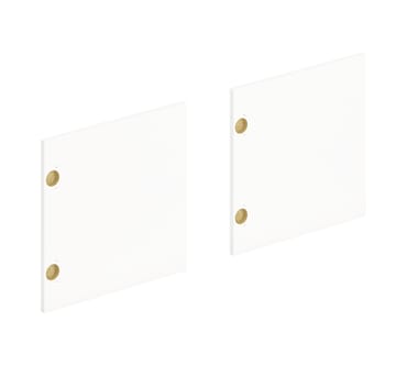 HON Mod Laminate Doors | Set of 2 | 60W | Simply White Finish