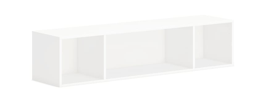 HON Mod Wall Mounted Storage | Open | 60W | Simply White Finish