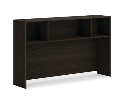 HON Mod Desk Hutch | No Doors | 66W | Java Oak Finish