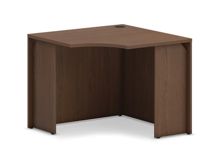 HON Mod corner Desk Shell | 36W | Sepia Walnut Finish