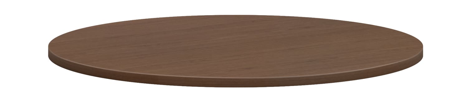 HON Mod Conference Table Top | Round | 42 | Sepia Walnut Finish