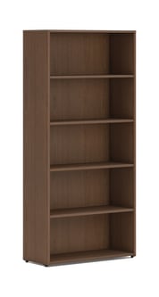 HON Mod Bookcase | 5 Shelves | 30W | Sepia Walnut Finish