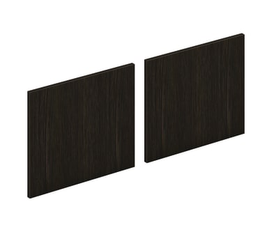 HON Mod Laminate Doors | Set of 2 | 72W | Java Oak Finish