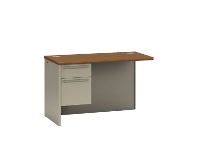 HON 38000 Series Left Return Bourbon CherryGreige