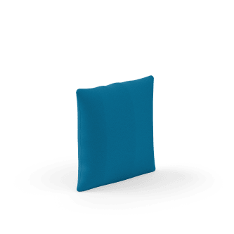 HON West Hill Square Throw Pillow | 18W x 18H | Peacock Fabric