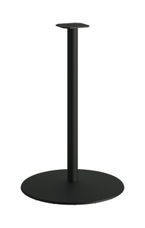 HON Between Round Table Base Black Mica Texture