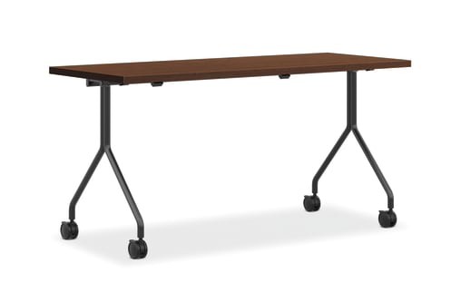 HON Between Nesting Table | Rectangle | 30D x 60W | Shaker Cherry Laminate