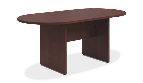 HON Preside Laminate Table Mahogany