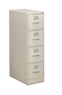 HON 310 Series Vertical File Light Gray
