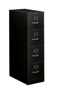 HON 310 Series Vertical File Black