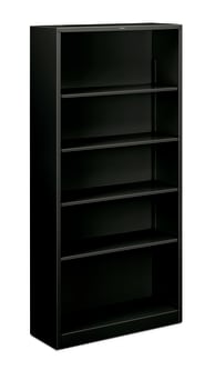 HON Brigade Steel Bookcase Black