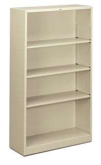 HON Brigade Steel Bookcase Putty