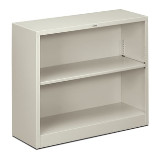 HON Brigade Steel Bookcase Light Gray