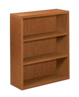HON Valido Bookcase | 3 Shelves | 36W | Bourbon Cherry Finish