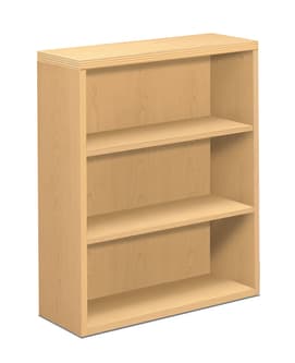 HON Valido Bookcase | 3 Shelves | 36W | Natural Maple Finish